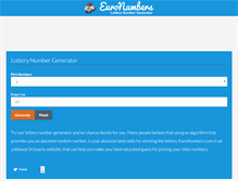 Tablet Screenshot of euronumbers.com